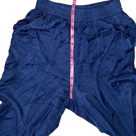 Stateside Blue Wide Leg Elastic Waist Pull-On Pants Pockets USA Made Sz S Small - Picture 5 of 7